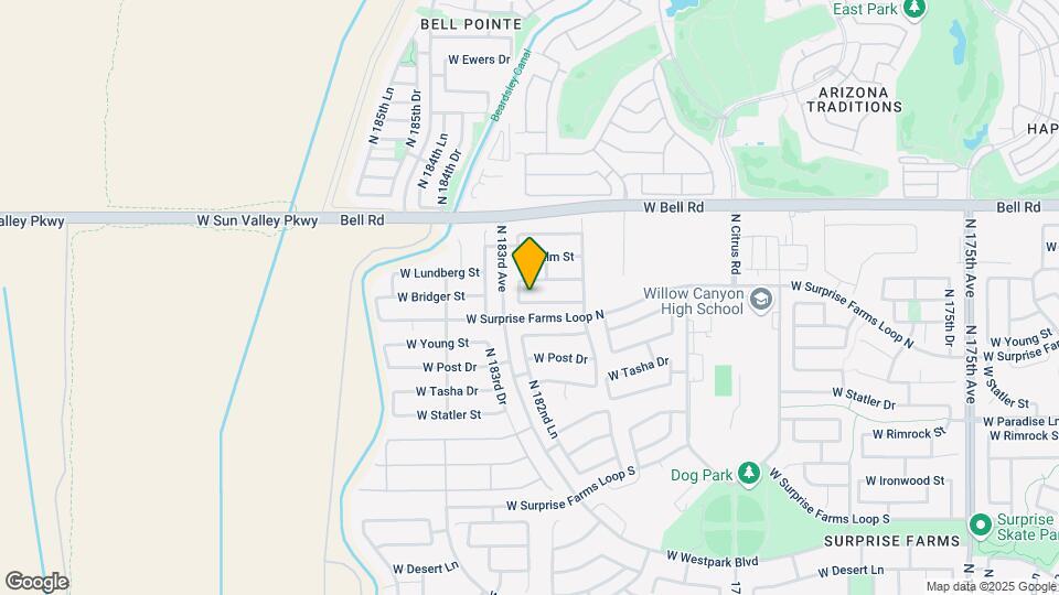 18260 W Bridger St Map and Location Details