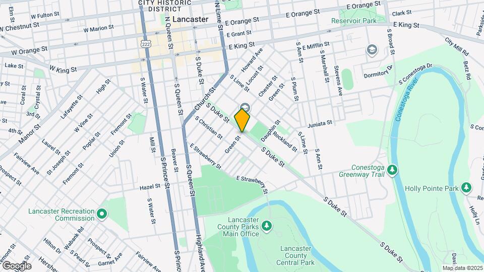 528 S Duke St Map and Location Details