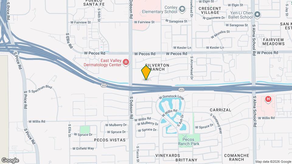 1921 W Winchester Way Map and Location Details