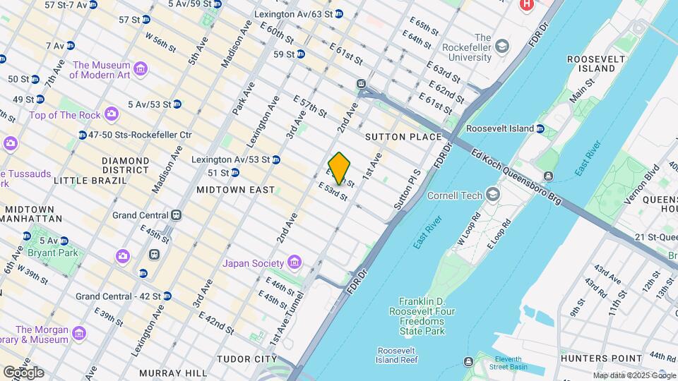 Sutton Place Mapa y Detalles de la Ubicación