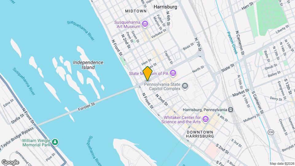 814 N 2nd St Map and Location Details