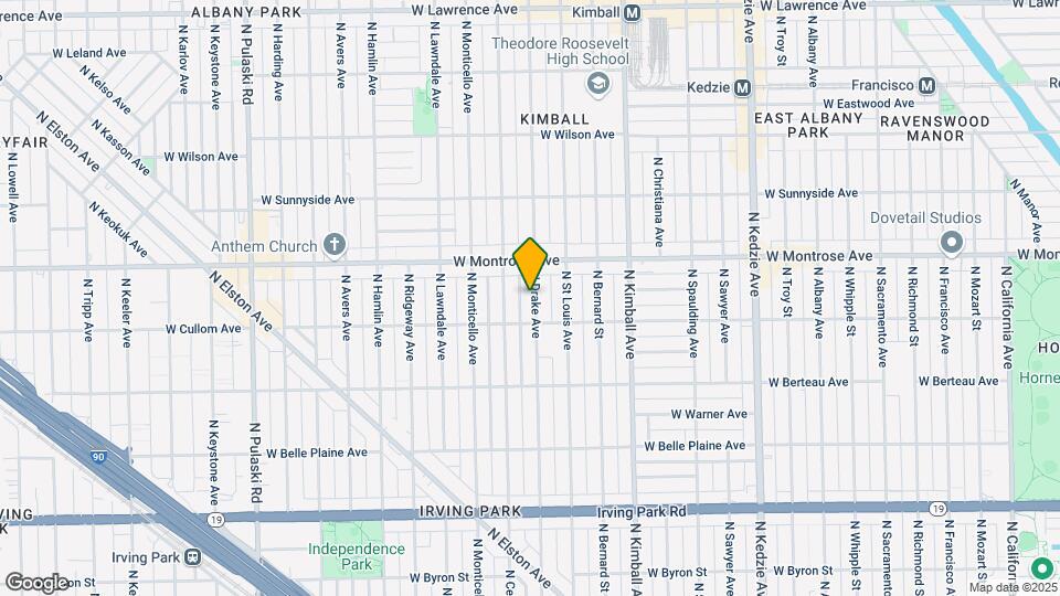 4321-4323 N Drake Ave Map and Location Details