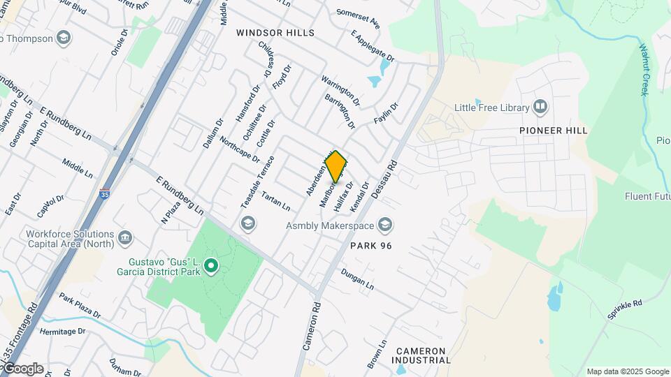 9711 Marlborough Dr Map and Location Details