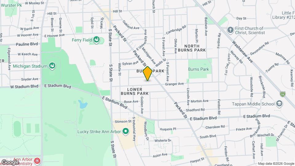 1119 Granger Ave Mapa y Detalles de la Ubicación