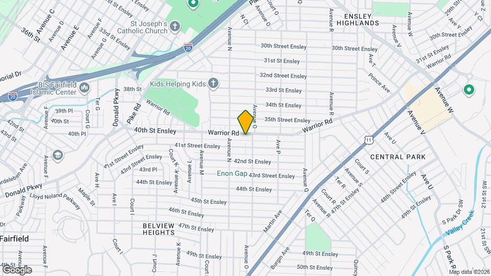 1429 Warrior Rd Map and Location Details