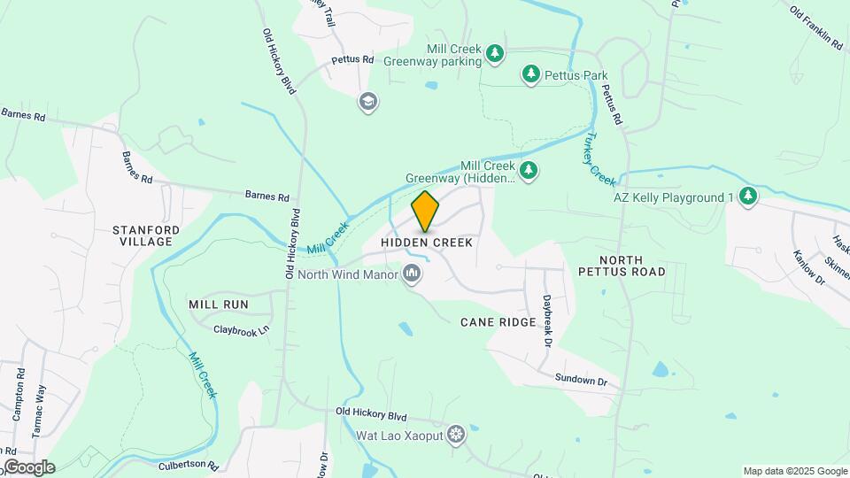 3133 Hidden Creek Dr Map and Location Details