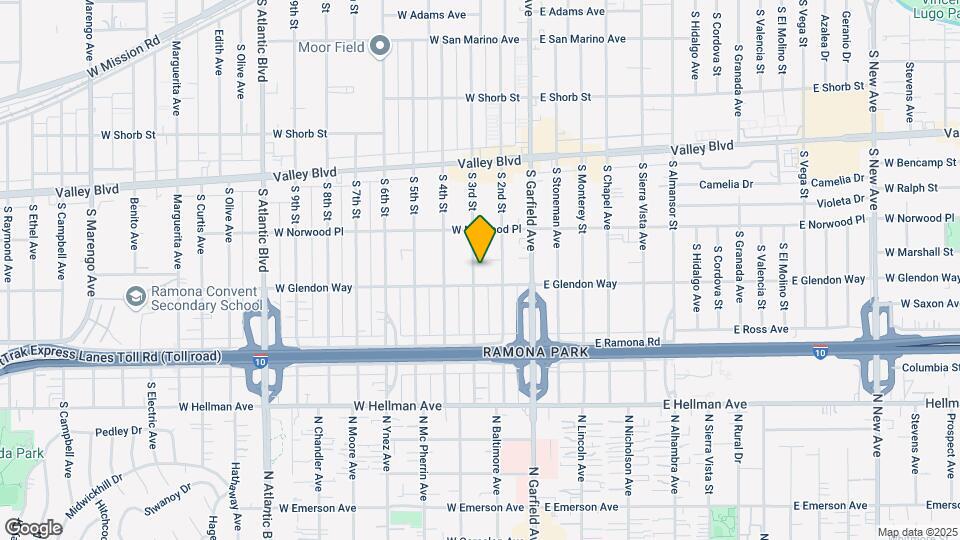 1700 S 3rd St Map and Location Details