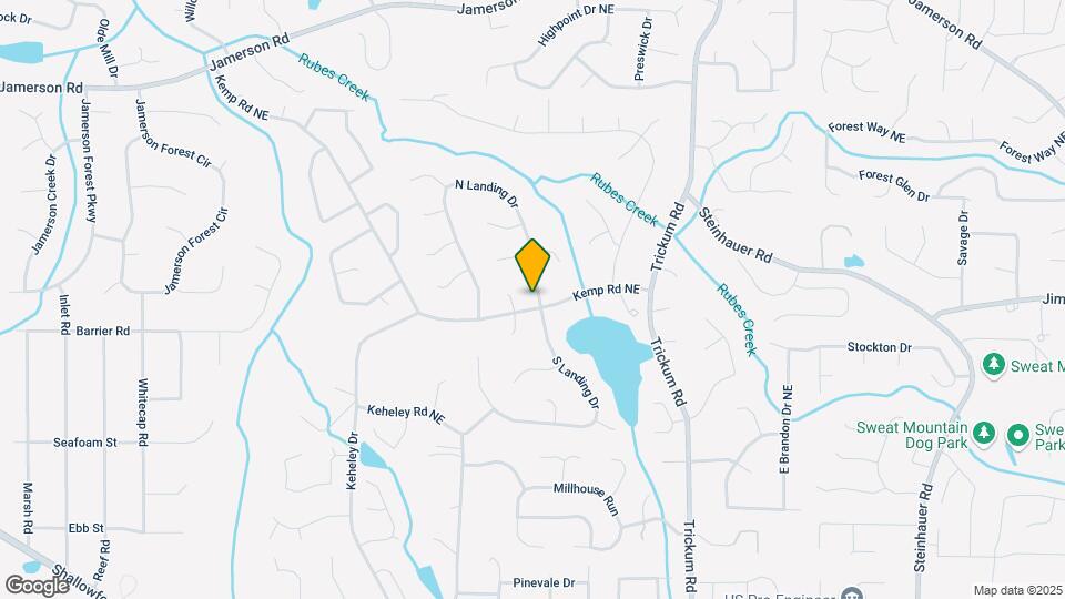 4501 N Landing Dr Map and Location Details