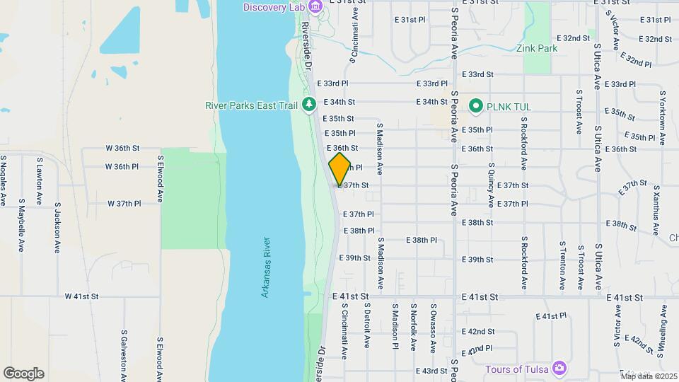 3701 Riverside Dr Map and Location Details