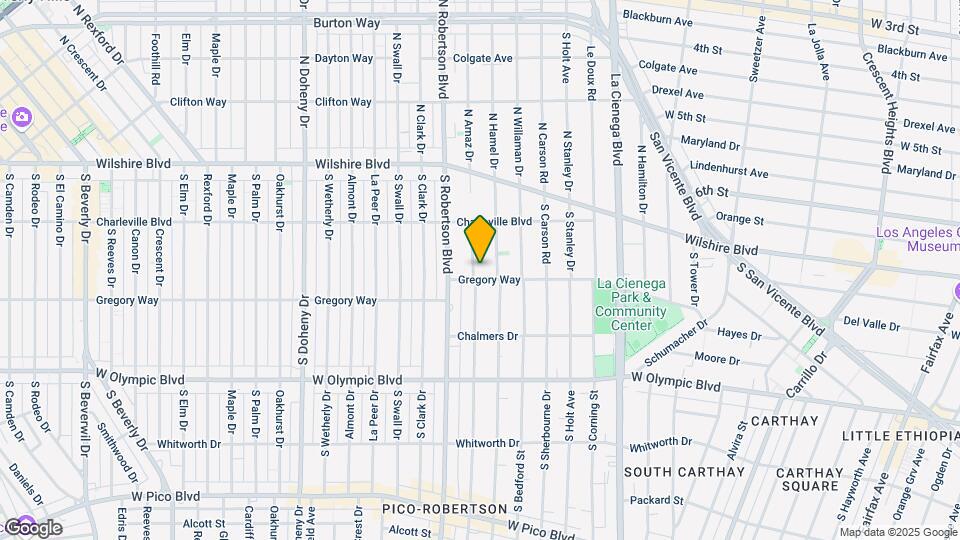 222 S Arnaz Dr Mapa y Detalles de la Ubicación