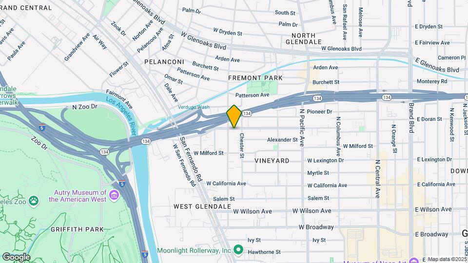712 W Doran St Mapa y Detalles de la Ubicación