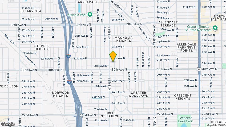 3104 15th St N Map and Location Details