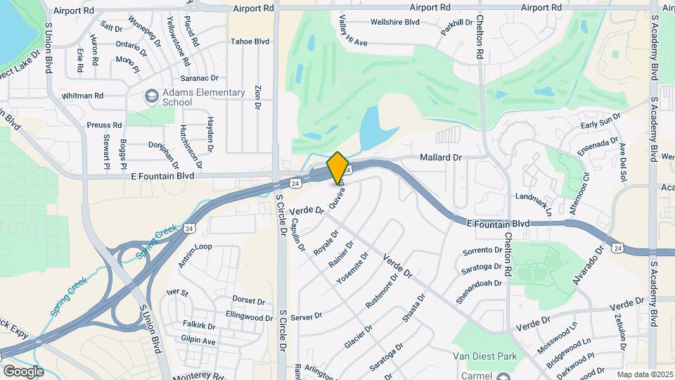 1104 Quivira Dr Map and Location Details