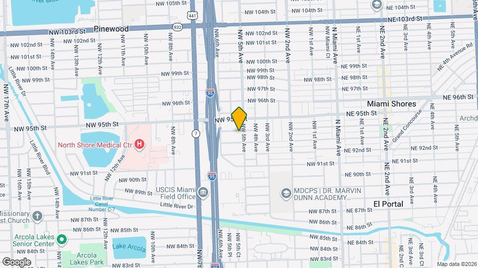 518 NW 94th St Map and Location Details
