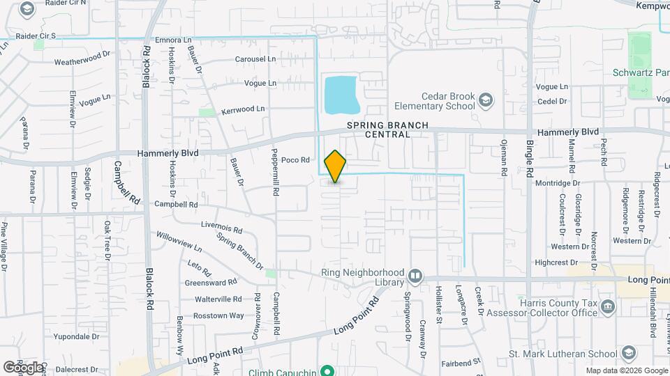 9005 Laverne Oak Ln Map and Location Details