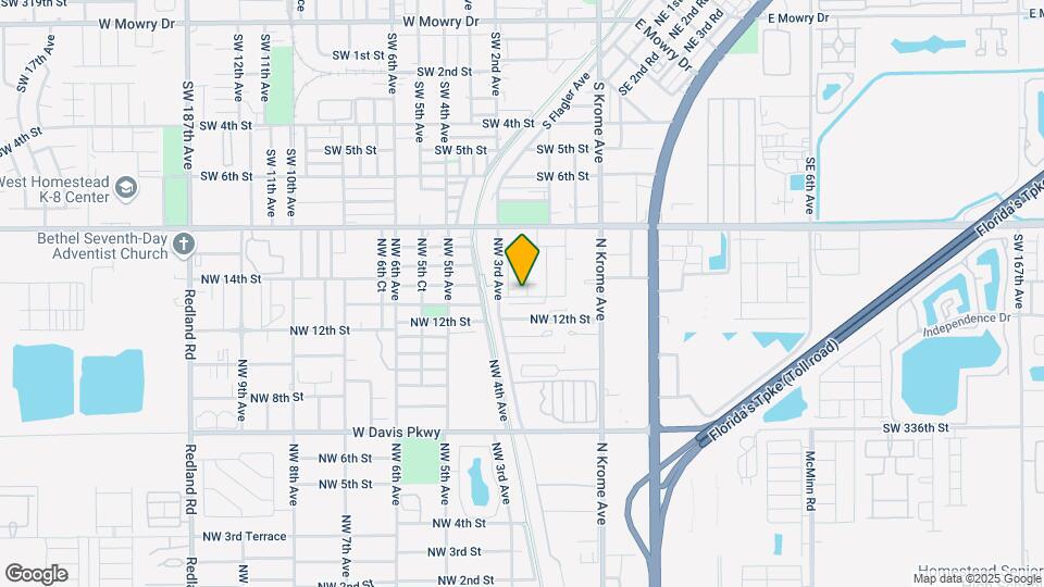 200 NW 14th St Map and Location Details