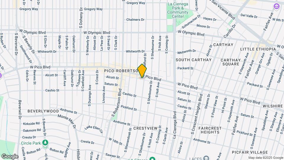 1417 S Bedford St Map and Location Details