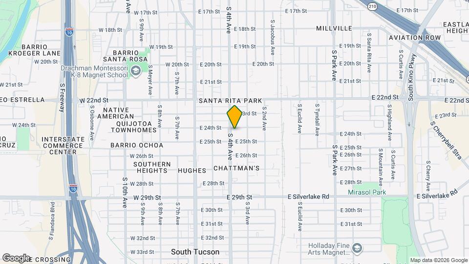 312 E 24th St Map and Location Details