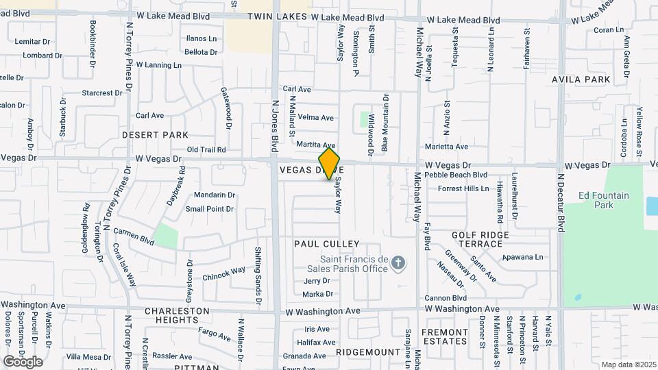 5809 Pebble Beach Blvd Map and Location Details