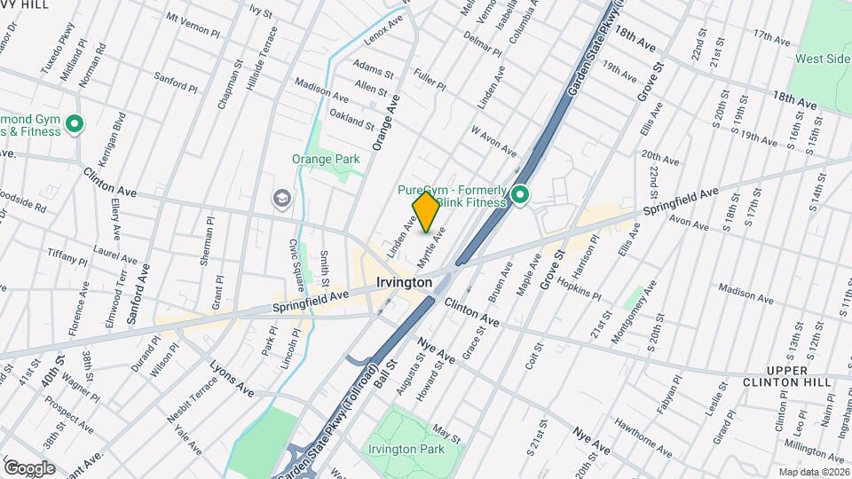 41 Myrtle Ave, Unit Apt 2F Map and Location Details