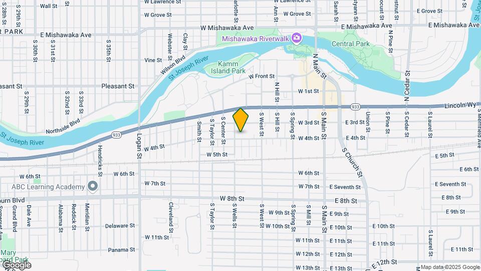 542 W 4th St Map and Location Details
