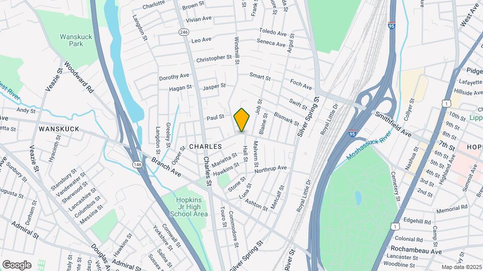 93 Ledge St Mapa y Detalles de la Ubicación