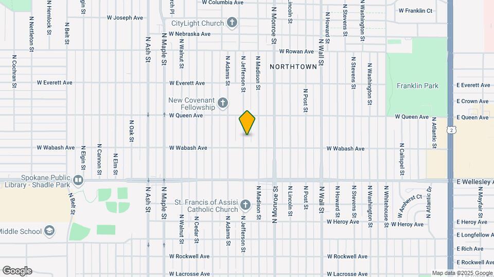 4918 N Jefferson St Map and Location Details