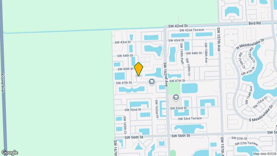 4633 SW 164th Ct Map and Location Details