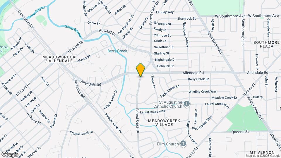 1901 Forest Oaks Dr Map and Location Details