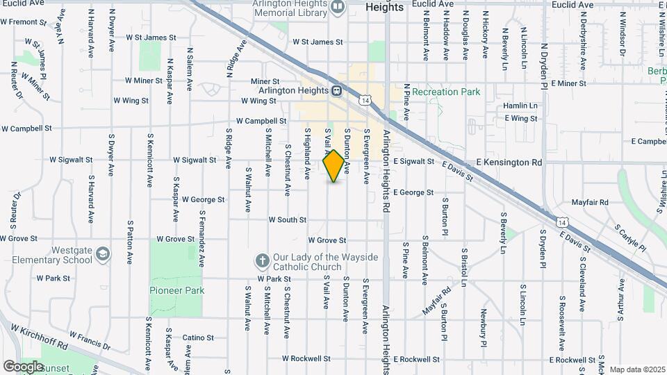 133 S Vail Ave Map and Location Details