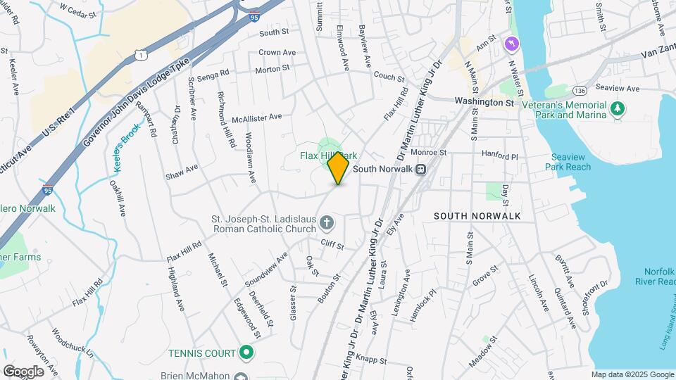 240 Flax Hill Rd Map and Location Details