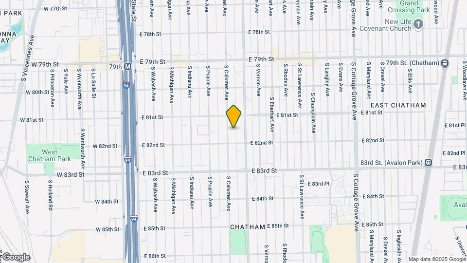 8131 S Calumet Ave Map and Location Details