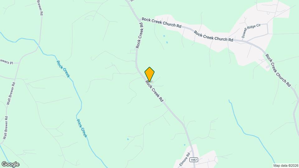 1426 Rock Creek Ch Rd Map and Location Details