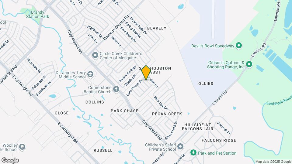 3008 Southern Hills Ln Mapa y Detalles de la Ubicación