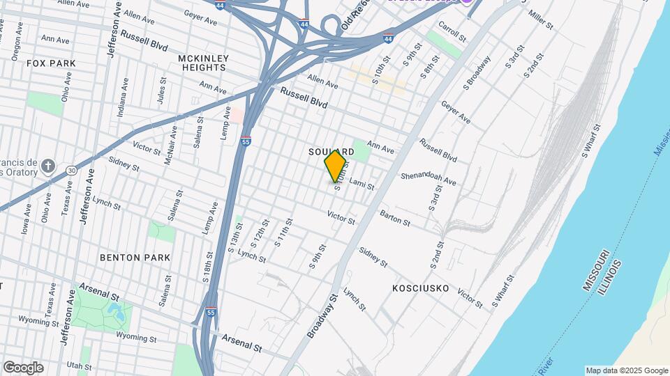 2349 S 10th St Map and Location Details