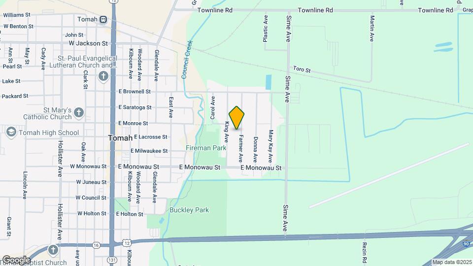811 Farmer Ave, Unit 1/2 Map and Location Details