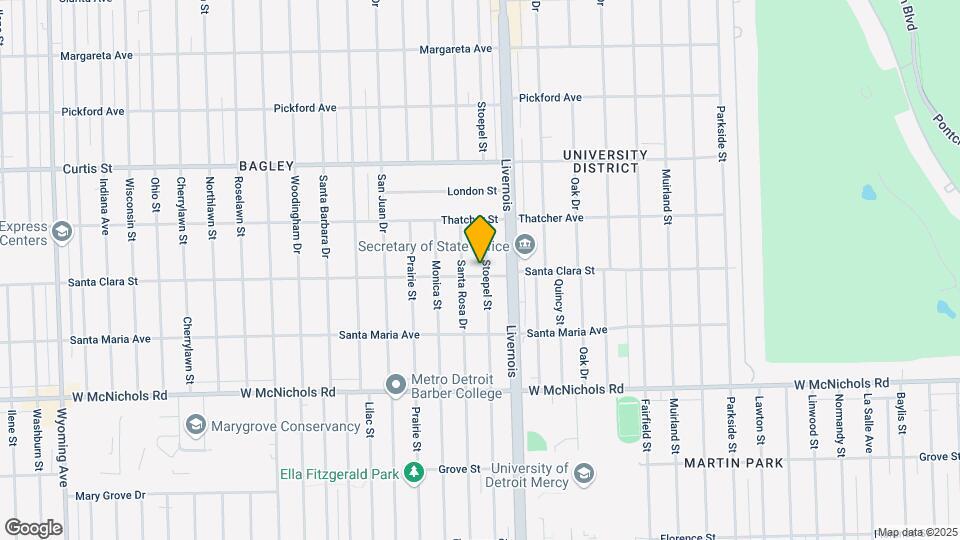 17511 Stoepel St Mapa y Detalles de la Ubicación