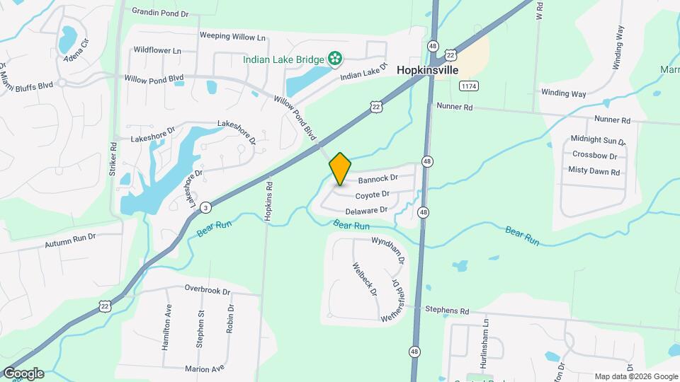 280 Coyote Dr Map and Location Details