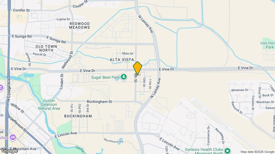 612 9th St Map and Location Details