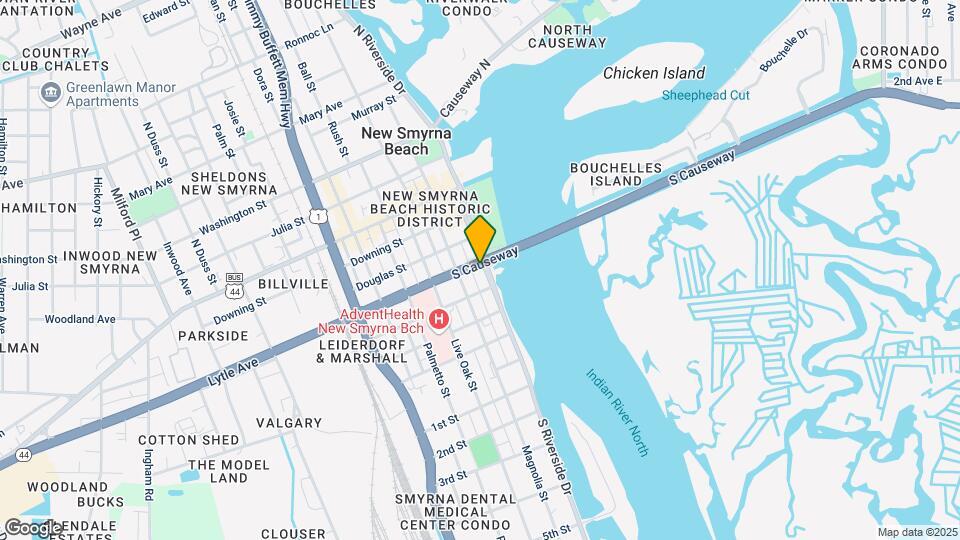 408 S Riverside Dr Map and Location Details