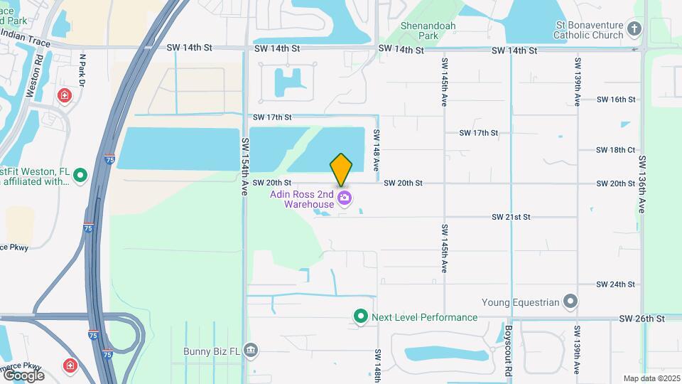 14950 SW 20th St Map and Location Details