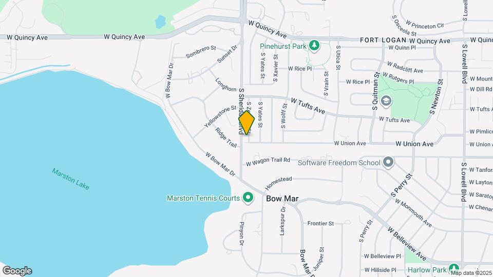 4693 S Zenobia St Mapa y Detalles de la Ubicación