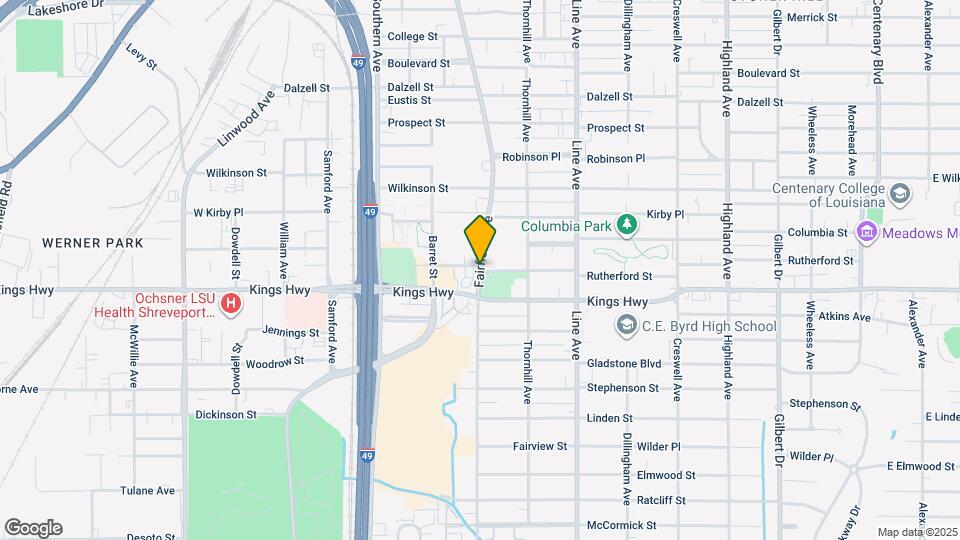 3100 Fairfield Ave Map and Location Details