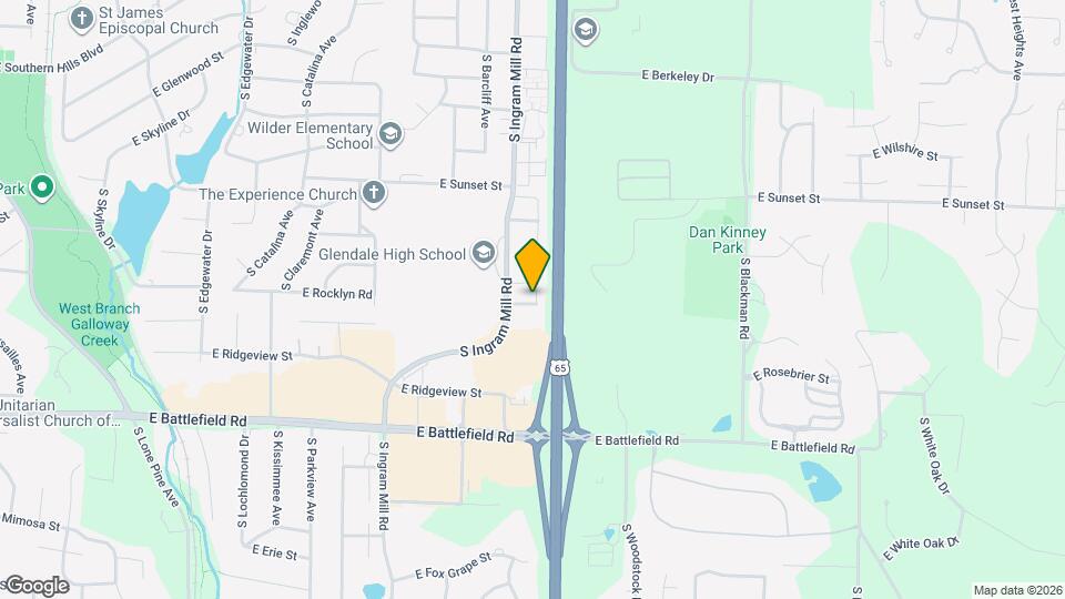 2751 S Glenview Ave Map and Location Details