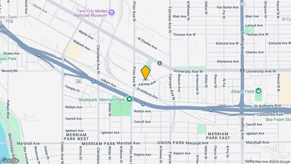 1923 Feronia Ave Map and Location Details