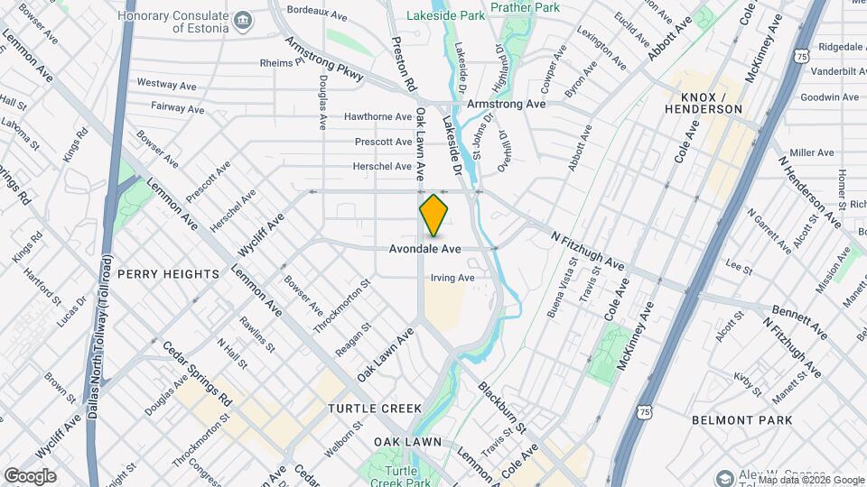4313 Avondale Ave Map and Location Details