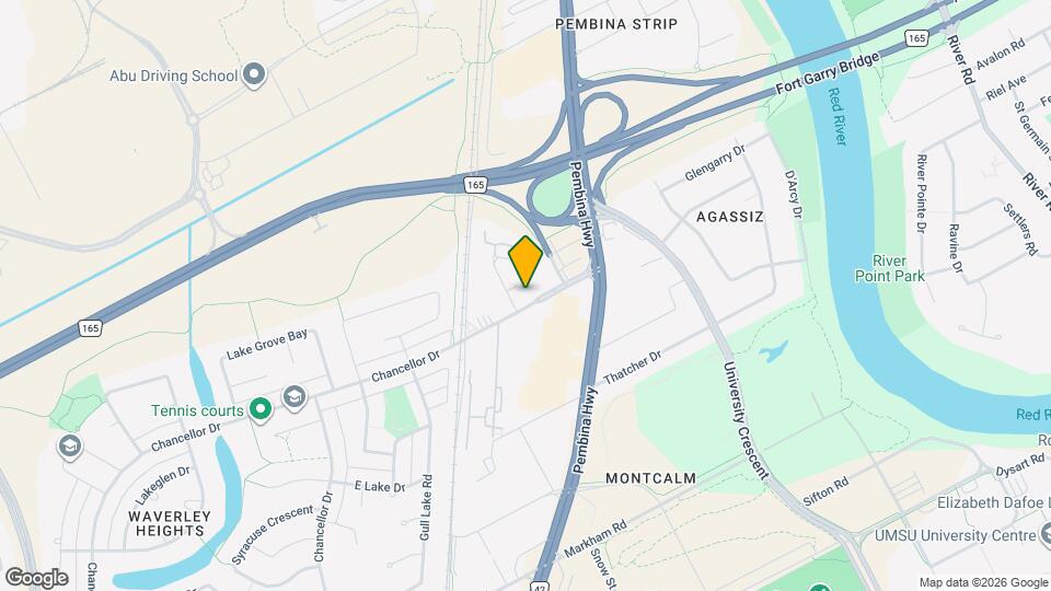 925 Chancellor Dr Map and Location Details