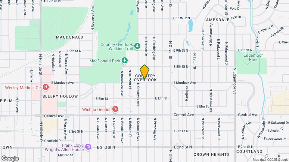 803 N Terrace Dr Map and Location Details