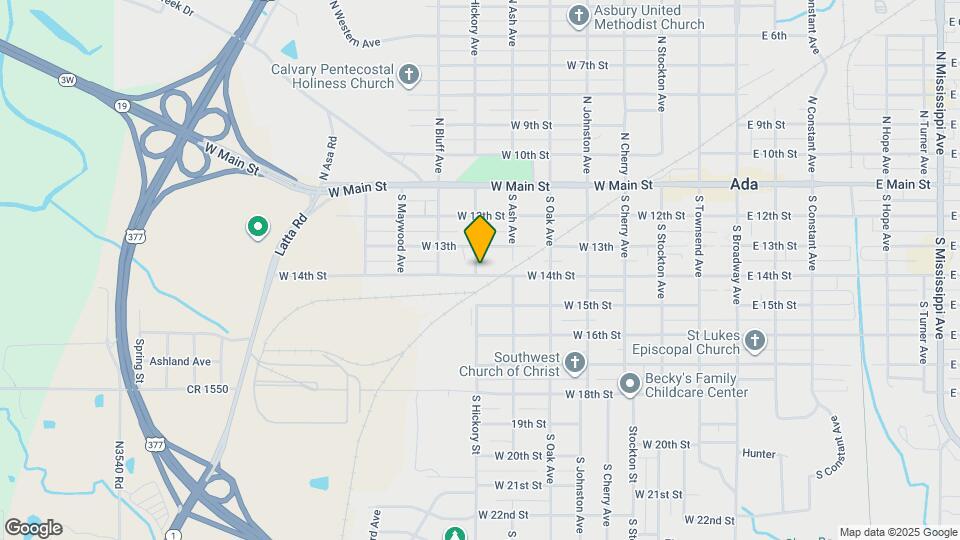 730 W 14th St Map and Location Details