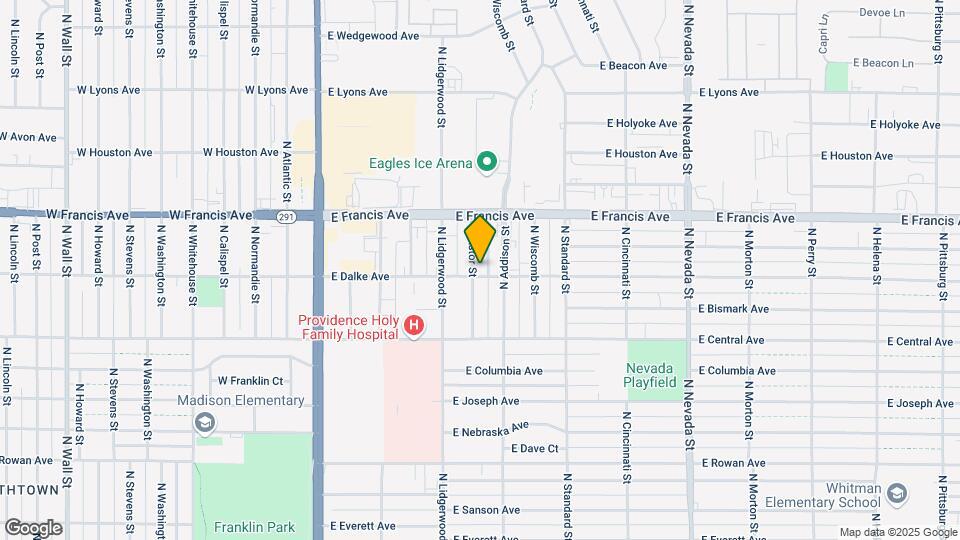 403 E Dalke Ave Map and Location Details